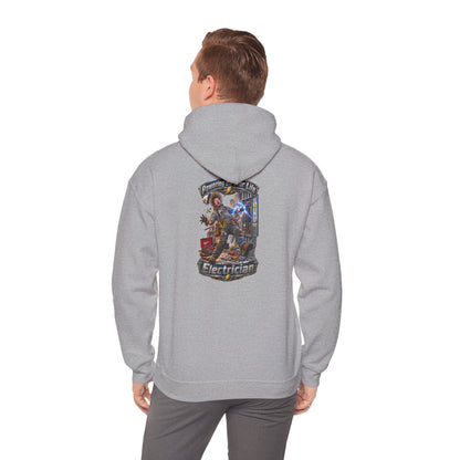 Funny Electrician Crewneck Hoodie — 'Powering Up Your Life' Tradesman Gift - Personalized