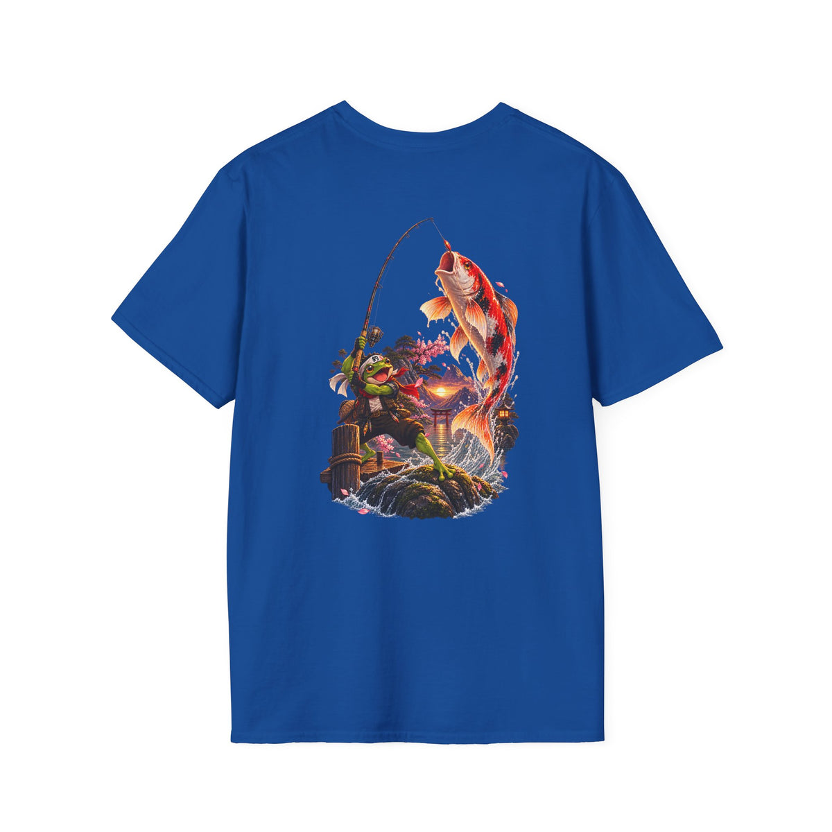 Koi Fishing T-Shirt — Asian Garden Koi Pond Graphic - Personalized