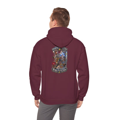 Funny Electrician Crewneck Hoodie — 'Powering Up Your Life' Tradesman Gift - Personalized