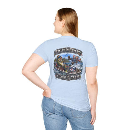 Fishing T-Shirt — "Reeled in Reverse" Graphic - Personalized