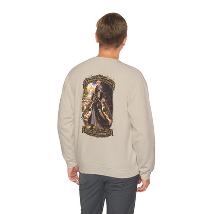 Hoodie: Gothic Angel Guardian Back Print Sweatshirt – Dark Fantasy Streetwear - Personalized