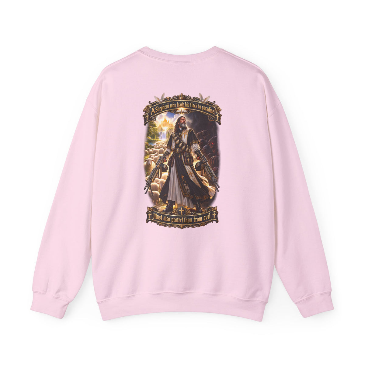 Hoodie: Gothic Angel Guardian Back Print Sweatshirt – Dark Fantasy Streetwear - Personalized