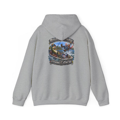 Fishing Hoodie — "Reeled in Reverse" Graphic - Personalized