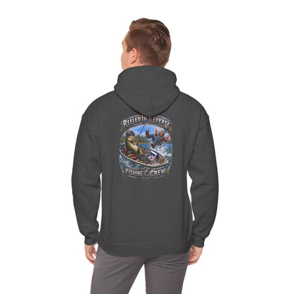 Fishing Hoodie — "Reeled in Reverse" Graphic - Personalized