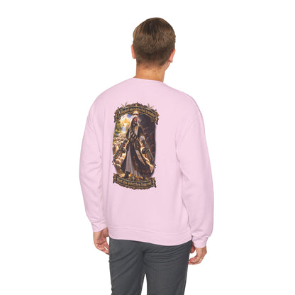Hoodie: Gothic Angel Guardian Back Print Sweatshirt – Dark Fantasy Streetwear - Personalized