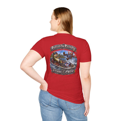 Fishing T-Shirt — "Reeled in Reverse" Graphic