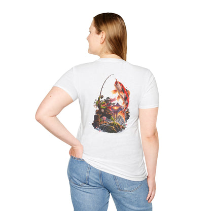 Koi Fishing T-Shirt — Asian Garden Koi Pond Graphic
