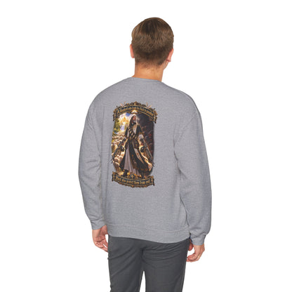 Hoodie: Gothic Angel Guardian Back Print Sweatshirt – Dark Fantasy Streetwear - Personalized