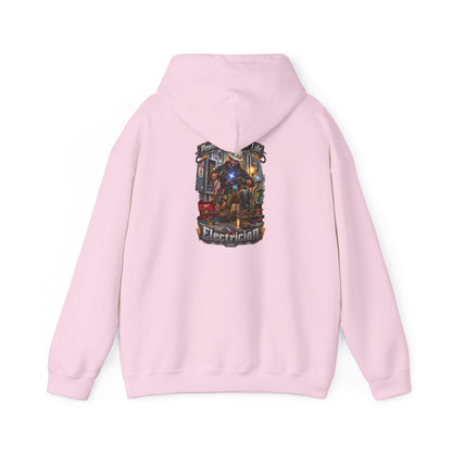Electrician Hoodie — 'Powering Up Your Life' Tradesman Gift