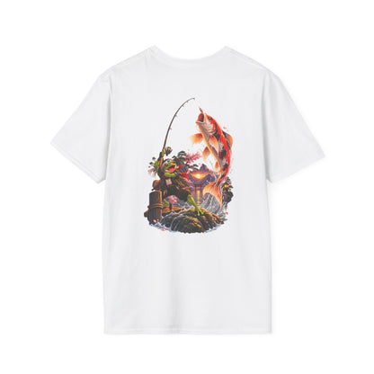 Koi Fishing T-Shirt — Asian Garden Koi Pond Graphic
