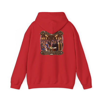 Religious Choir Scene Hoodie — Church Service Illustration - Personalized