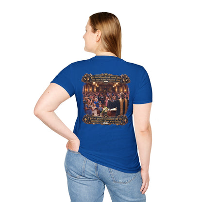 Religious Choir Scene T-Shirt — Church Service Illustration - Personalized