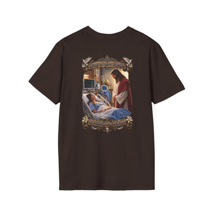 Religious Prayer T-Shirt – Comforting Hospital Scene Pullover - Personalized