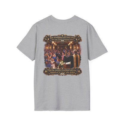 Religious Choir Scene T-Shirt — Church Service Illustration