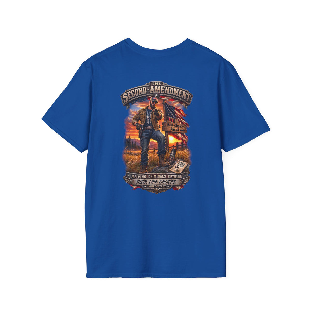 Veteran Tribute T-Shirt— American Flag Sleeve Patriotic Military T-SHirt