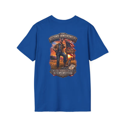 Veteran Tribute T-Shirt— American Flag Sleeve Patriotic Military T-SHirt
