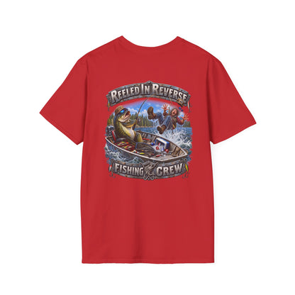 Fishing T-Shirt — "Reeled in Reverse" Graphic