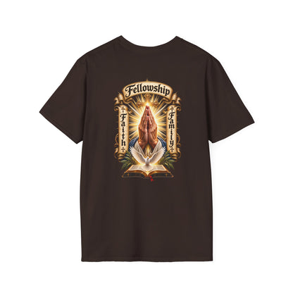 Prayer Hands T-Shirt — Vintage Sacred Heart Religious T-Shirt