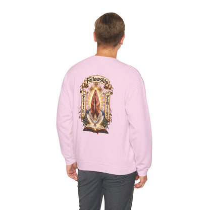 Prayer Hands Sweatshirt — Vintage Sacred Heart Religious Sweatshirt