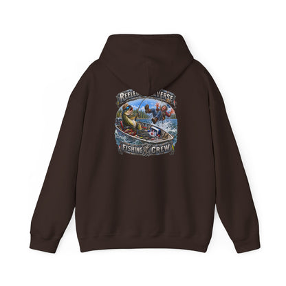 Fishing Hoodie — "Reeled in Reverse" Graphic - Personalized