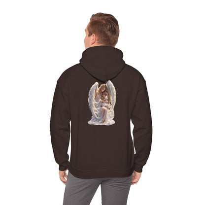 Angel Mother & Child Hoodie – Serene Guardian Graphic Hoodie - personalized