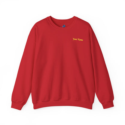 Never Give Up Stork & Frog Crewneck Sweatshirt - Personalized