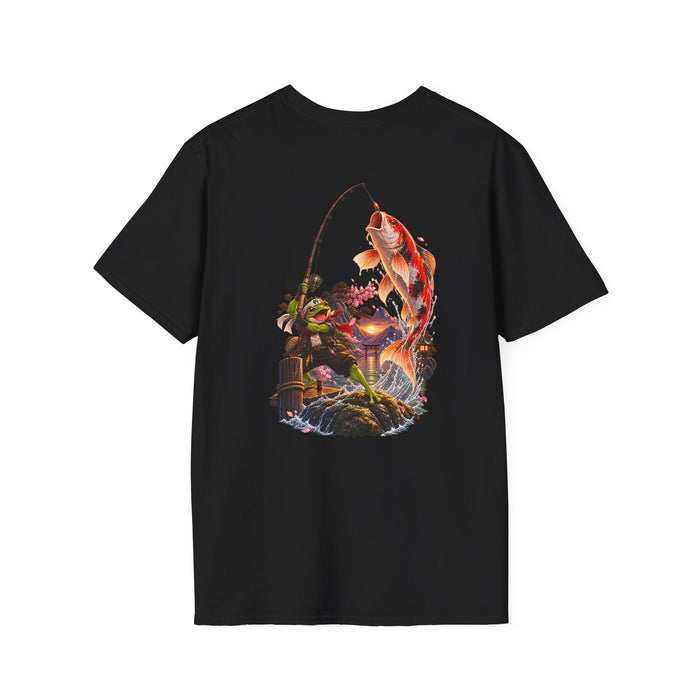 Koi Fishing T-Shirt — Asian Garden Koi Pond Graphic - Personalized