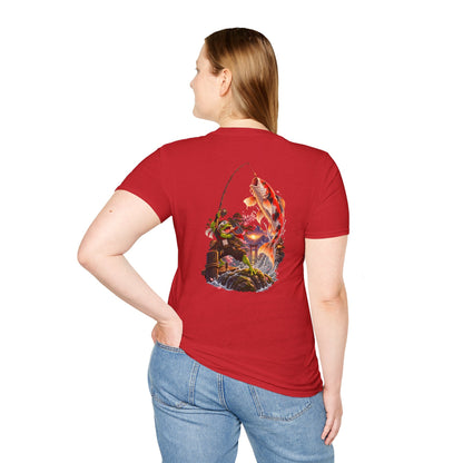 Koi Fishing T-Shirt — Asian Garden Koi Pond Graphic - Personalized