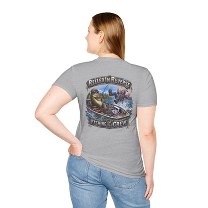 Fishing T-Shirt — "Reeled in Reverse" Graphic - Personalized