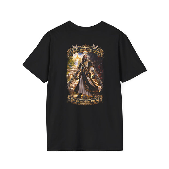 Hoodie: Gothic Angel Guardian Back Print T-Shirt – Dark Fantasy Streetwear - Personalized