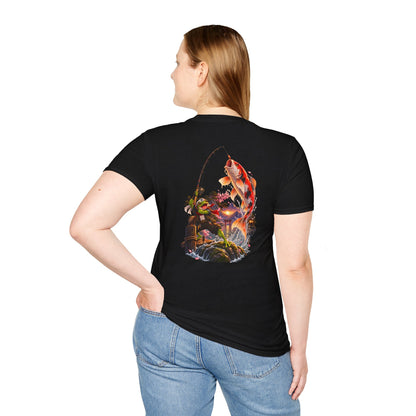Koi Fishing T-Shirt — Asian Garden Koi Pond Graphic - Personalized