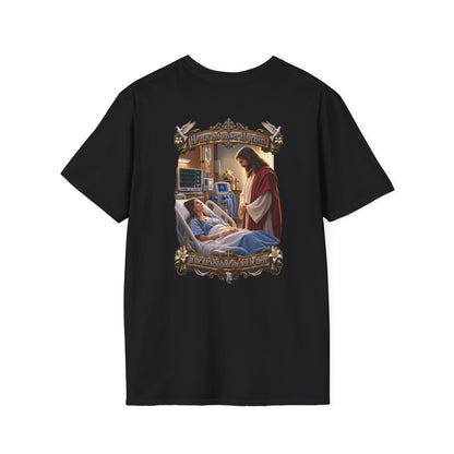 Religious Prayer T-Shirt – Comforting Hospital Scene Pullover - Personalized