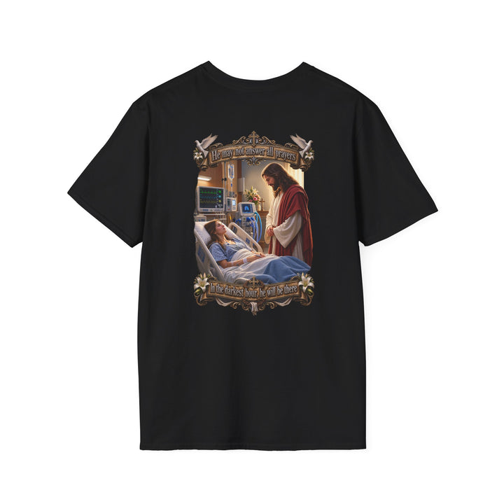 Religious Prayer T-Shirt – Comforting Hospital Scene Pullover - Personalized