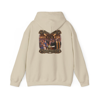 Religious Choir Scene Hoodie — Church Service Illustration - Personalized