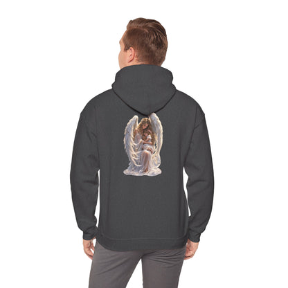 Angel Mother & Child Hoodie – Serene Guardian Graphic Hoodie - personalized