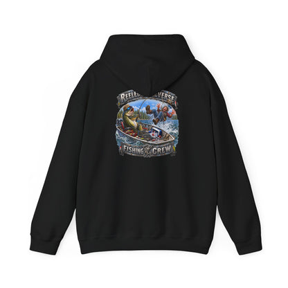 Fishing Hoodie — "Reeled in Reverse" Graphic - Personalized
