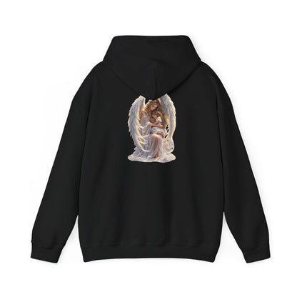 Angel Mother & Child Hoodie – Serene Guardian Graphic Hoodie - personalized