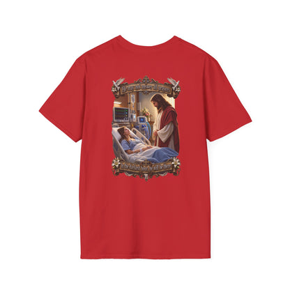 Religious Prayer T-Shirt – Comforting Hospital Scene Pullover - Personalized