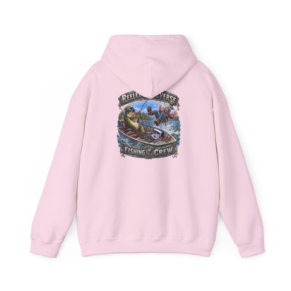 Fishing Hoodie — "Reeled in Reverse" Graphic - Personalized