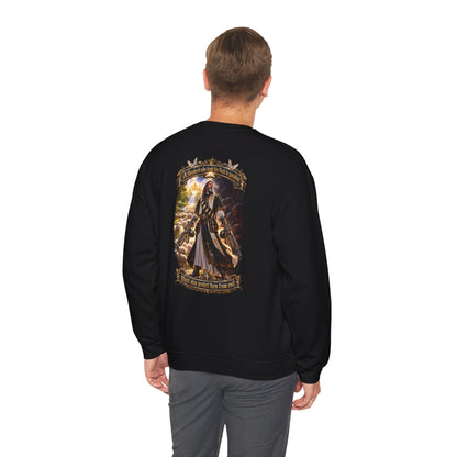 Hoodie: Gothic Angel Guardian Back Print Sweatshirt – Dark Fantasy Streetwear - Personalized