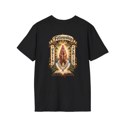 Prayer Hands T-Shirt — Vintage Sacred Heart Religious T-Shirt
