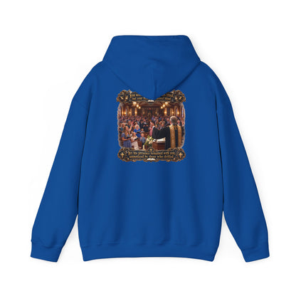 Religious Choir Scene Hoodie — Church Service Illustration - Personalized