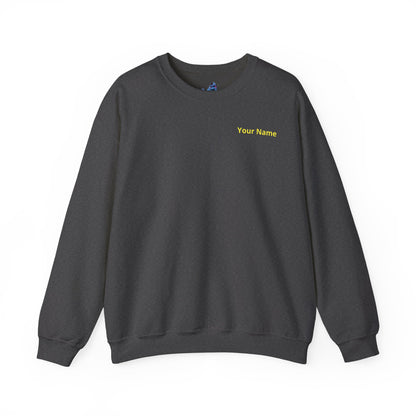 Religious Choir Scene Crewneck Sweatshirt — Church Service Illustration - Personalized