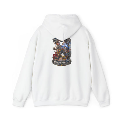 Funny Electrician Crewneck Hoodie — 'Powering Up Your Life' Tradesman Gift - Personalized