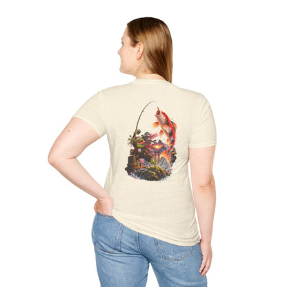 Koi Fishing T-Shirt — Asian Garden Koi Pond Graphic