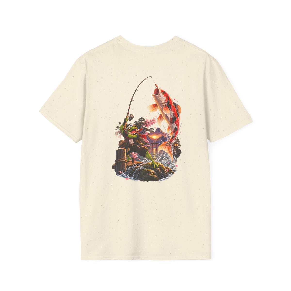 Koi Fishing T-Shirt — Asian Garden Koi Pond Graphic