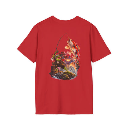 Koi Fishing T-Shirt — Asian Garden Koi Pond Graphic
