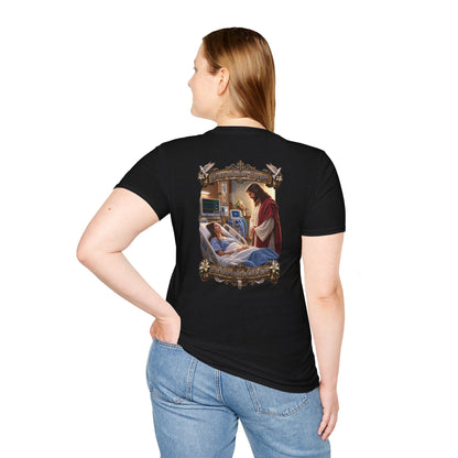 Religious Prayer T-Shirt – Comforting Hospital Scene Pullover - Personalized