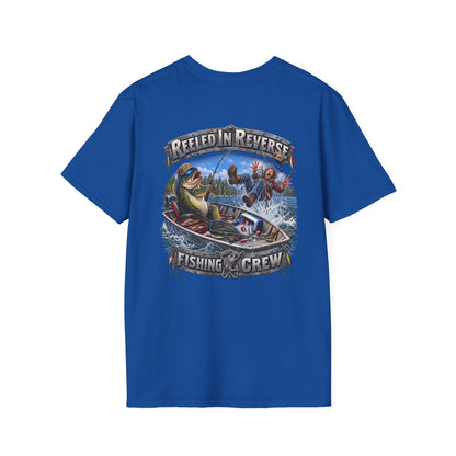 Fishing T-Shirt — "Reeled in Reverse" Graphic