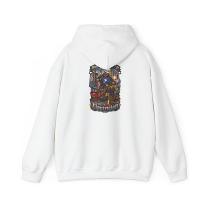 Electrician Crewneck Hoodie — 'Powering Up Your Life' Tradesman Gift